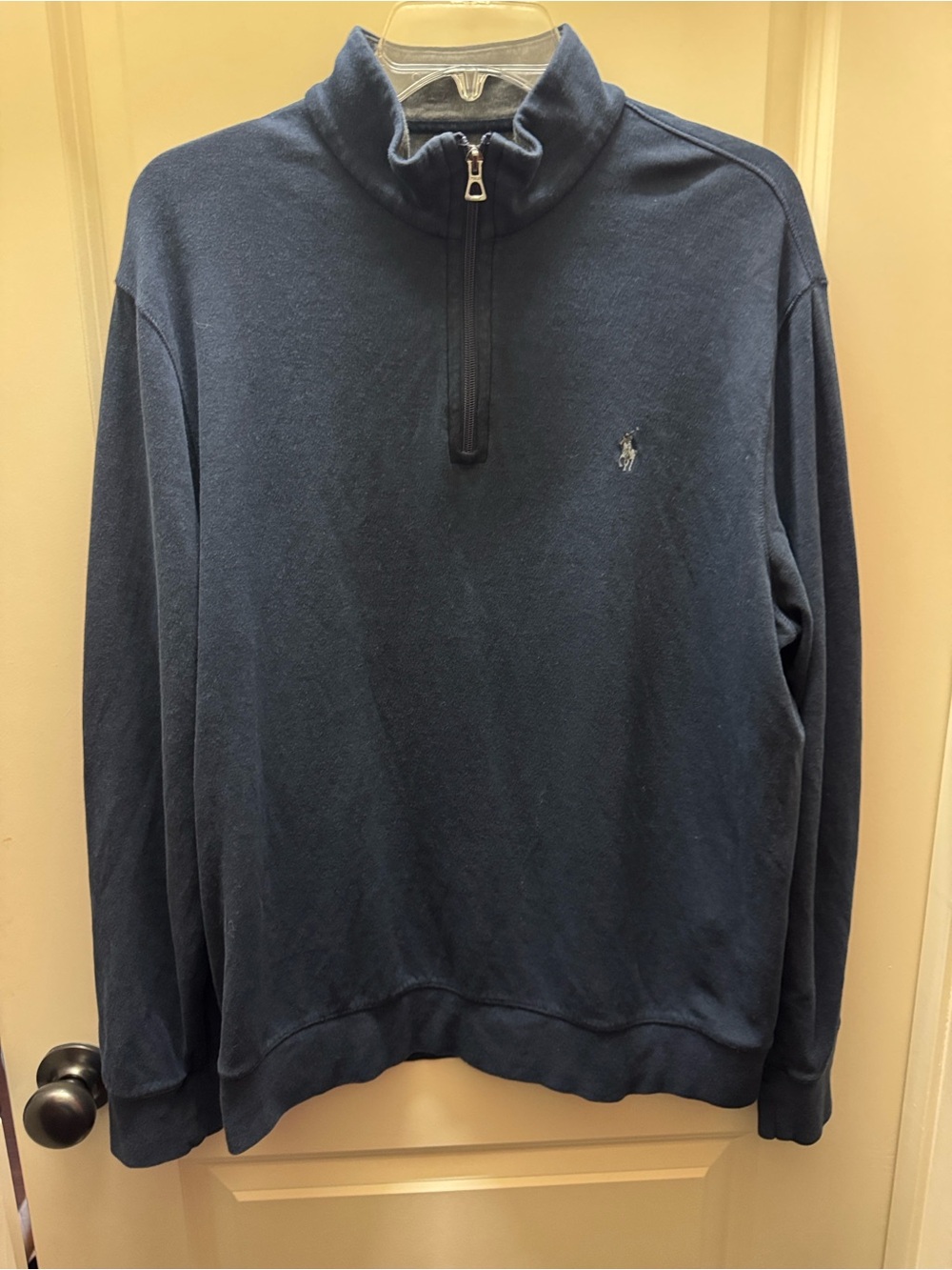 Polo by Ralph Lauren Navy Half-Zip Sweatshirt